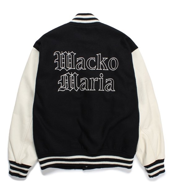 画像3: WACKO MARIA / LEATHER VARSITY JACKET (3)