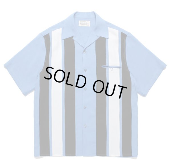 画像1: WACKO MARIA / SWITCHING 50'S OPEN COLLAR SHIRT (1)