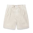 画像1: WACKO MARIA / DOUBLE PLEATED CHINO SHORT TROUSERS (1)