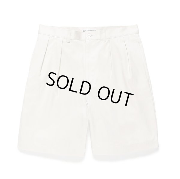 画像1: WACKO MARIA / DOUBLE PLEATED CHINO SHORT TROUSERS (1)