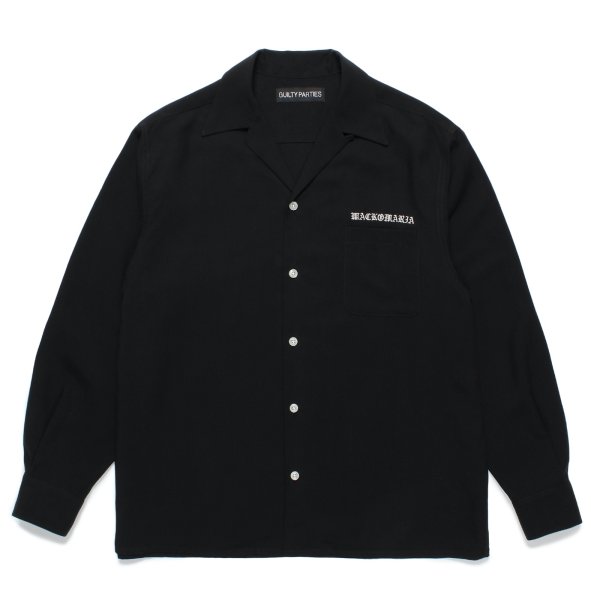 画像1: WACKO MARIA / 50'S OPEN COLLAR SHIRT (1)