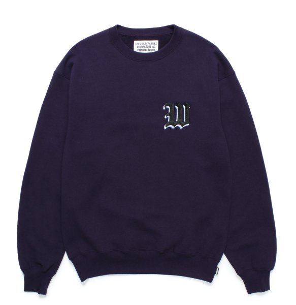 画像1: WACKO MARIA / MIDDLE WEIGHT CREW NECK SWEAT SHIRT ( TYPE-2 ) (1)