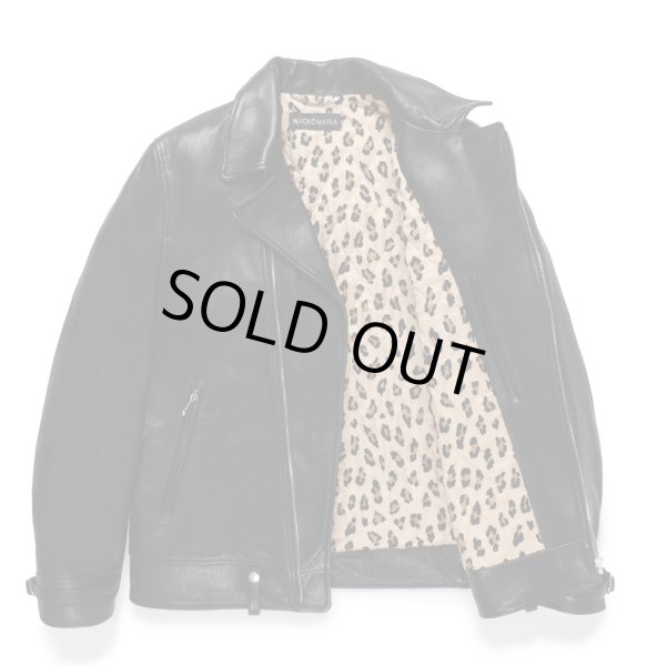 画像2: WACKO MARIA / DOUBLE RIDERS LEATHER JACKET ( TYPE-2 ) (2)