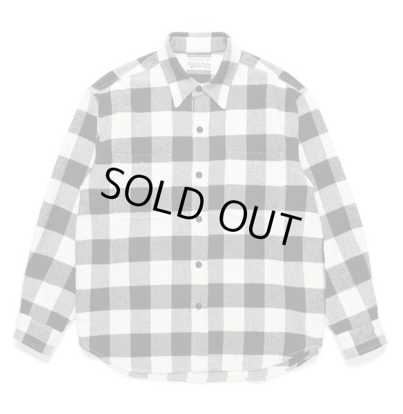 画像1: WACKO MARIA / CHECK FLANNEL SHIRT (1)