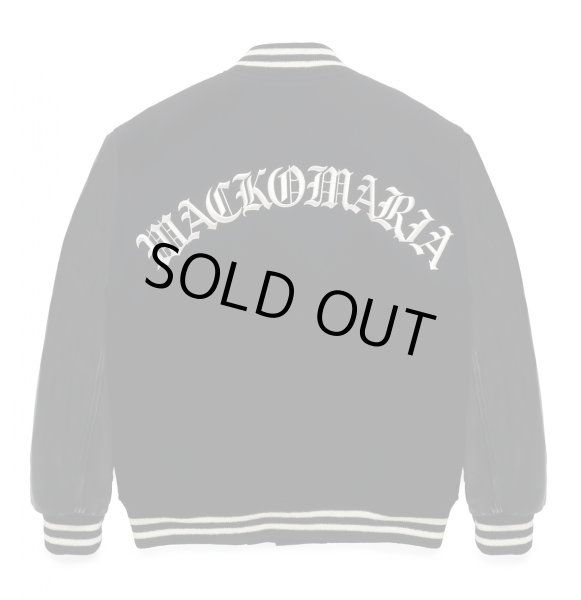 画像2: WACKO MARIA / LEATHER VARSITY JACKET (2)