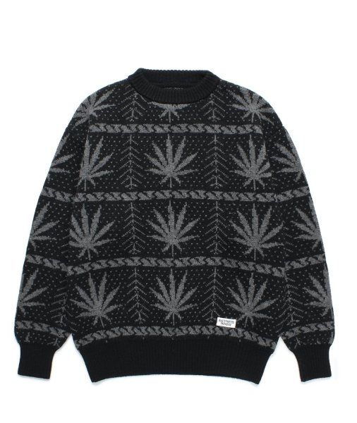 画像1: WACKO MARIA / HIGHTIMES / CREW NECK SWEATER (1)