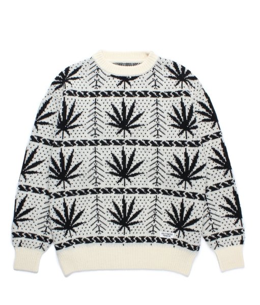 画像1: WACKO MARIA / HIGHTIMES / CREW NECK SWEATER (1)