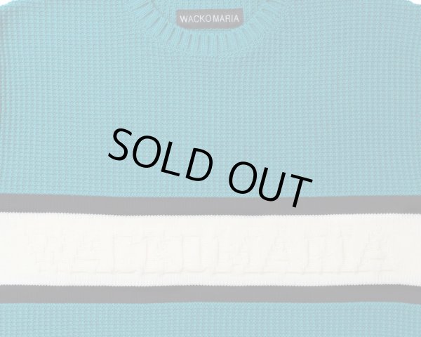 画像2: WACKO MARIA / LOGO JACQUARD KNIT SWEATER (2)