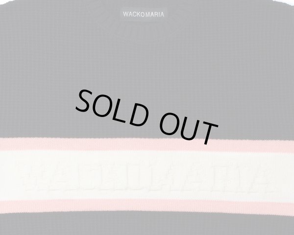 画像2: WACKO MARIA / LOGO JACQUARD KNIT SWEATER (2)