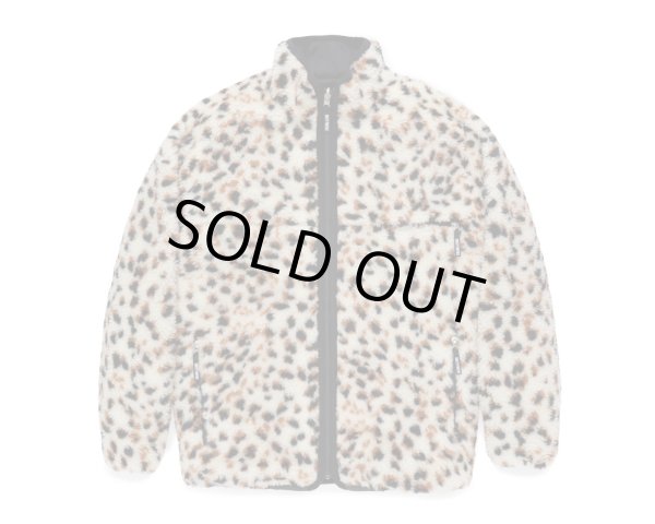 画像1: WACKO MARIA / REVERSIBLE LEOPARD BOA FLEECE JACKET (1)