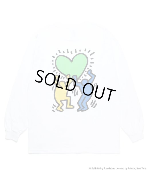 画像1: WACKO MARIA / KEITH HARING / LONG SLEEVE T-SHIRT (1)