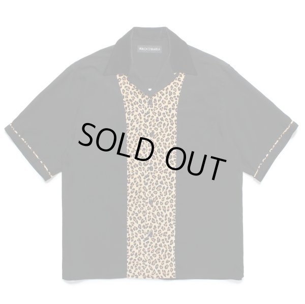 画像1: WACKO MARIA / SWITCHING 50'S OPEN COLLAR SHIRT (1)