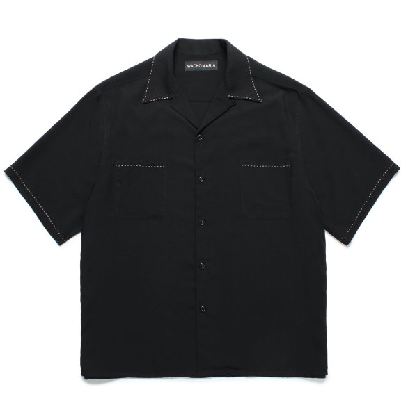 画像1: WACKO MARIA / 50'S OPEN COLLAR SHIRT (1)