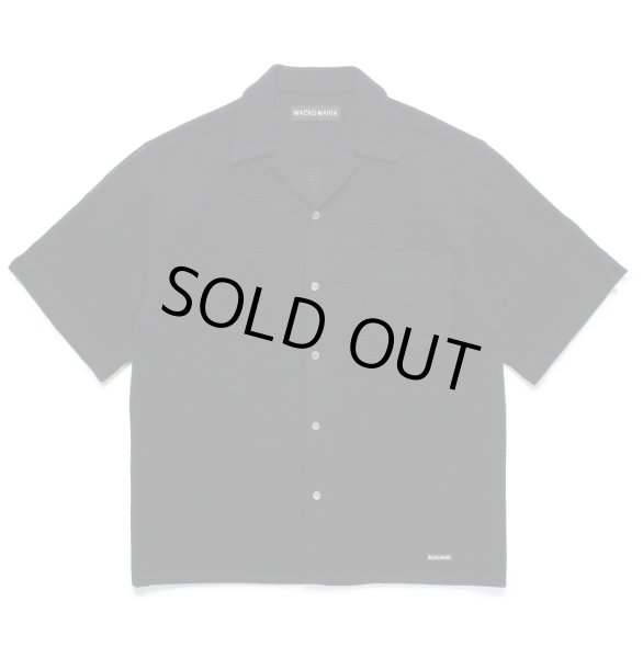 画像1: WACKO MARIA / SUMMER KNIT OPEN COLLAR SHIRT (1)