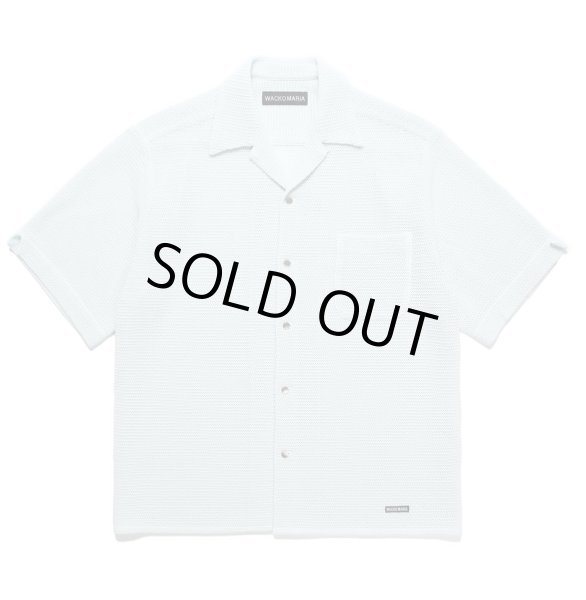 画像1: WACKO MARIA / SUMMER KNIT OPEN COLLAR SHIRT (1)