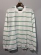 画像1: WACKO MARIA /  STRIPED CREW NECK LONG SLEEVE T-SHIRT (1)