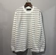 画像1: WACKO MARIA /  STRIPED CREW NECK LONG SLEEVE T-SHIRT (1)