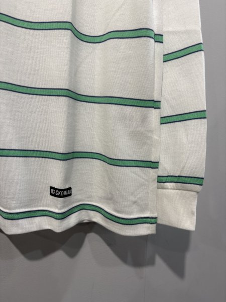 画像2: WACKO MARIA /  STRIPED CREW NECK LONG SLEEVE T-SHIRT (2)