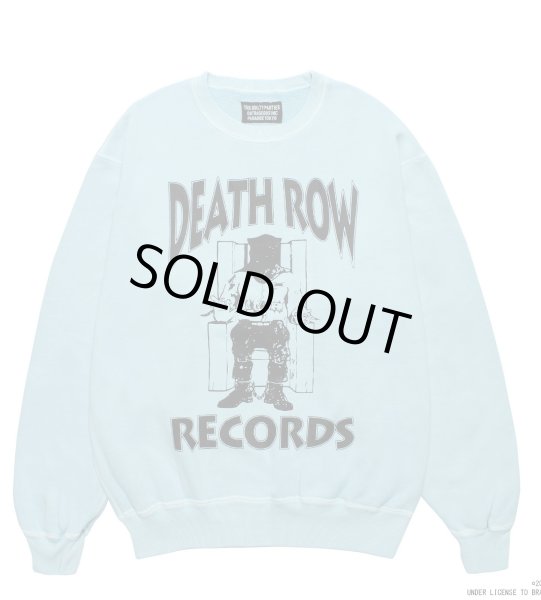 画像1: WACKO MARIA / DEATH ROW RECORDS / GARMENT DYED SWEAT SHIRT (1)