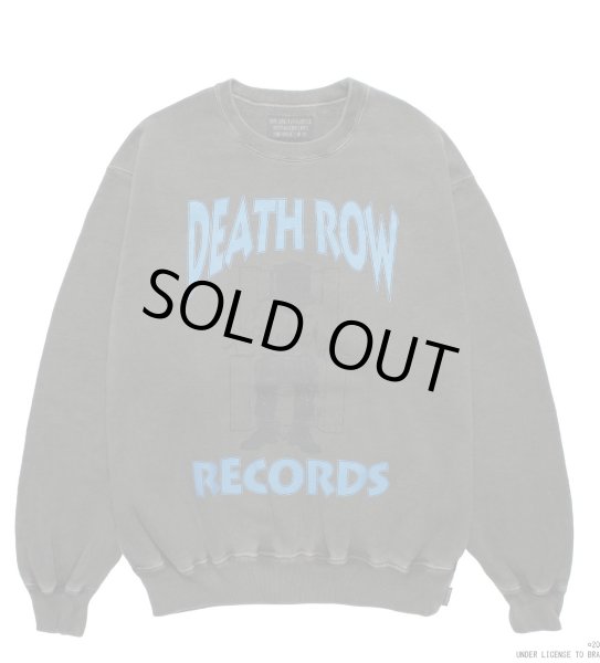 画像1: WACKO MARIA / DEATH ROW RECORDS / GARMENT DYED SWEAT SHIRT (1)