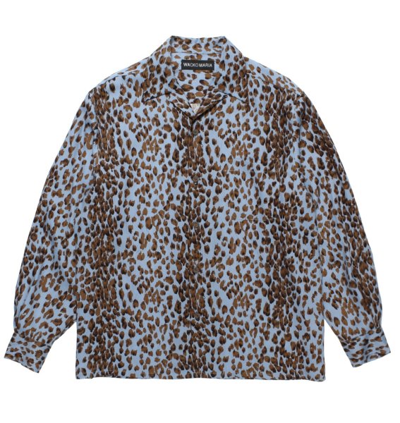 画像1: WACKO MARIA / LEOPARD OPEN COLLAR SHIRT (1)