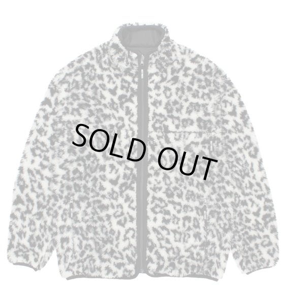 画像1: WACKO MARIA / REVERSIBLE LEOPARD BOA FLEECE JACKET (1)