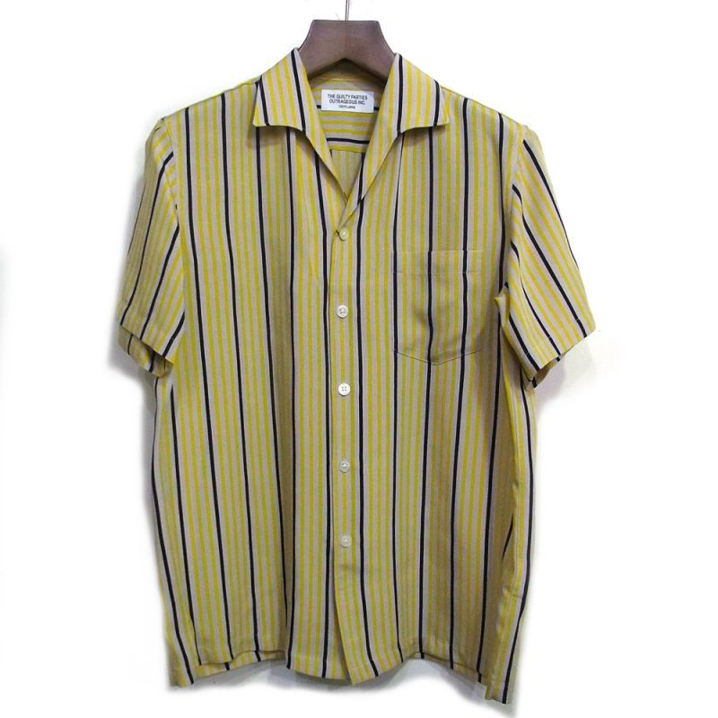 WACKO MARIA Rayon Italian Collar Stripe Shirt - PLOT オンライン