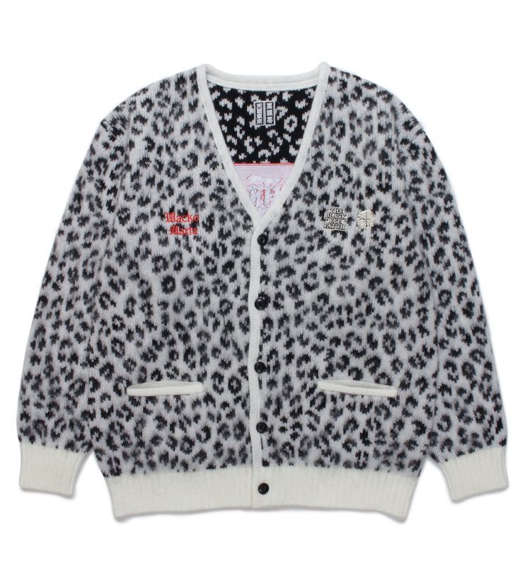 WACKO MARIA / BlackEyePatch / LEOPARD HEAVY MOHAIR CARDIGAN BEP-WM