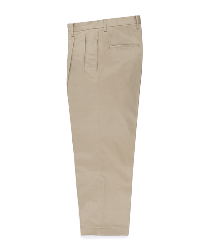 WACKO MARIA / DOUBLE PLEATED CHINO TROUSERS (BEIGE) 23SS-WMP-PT02