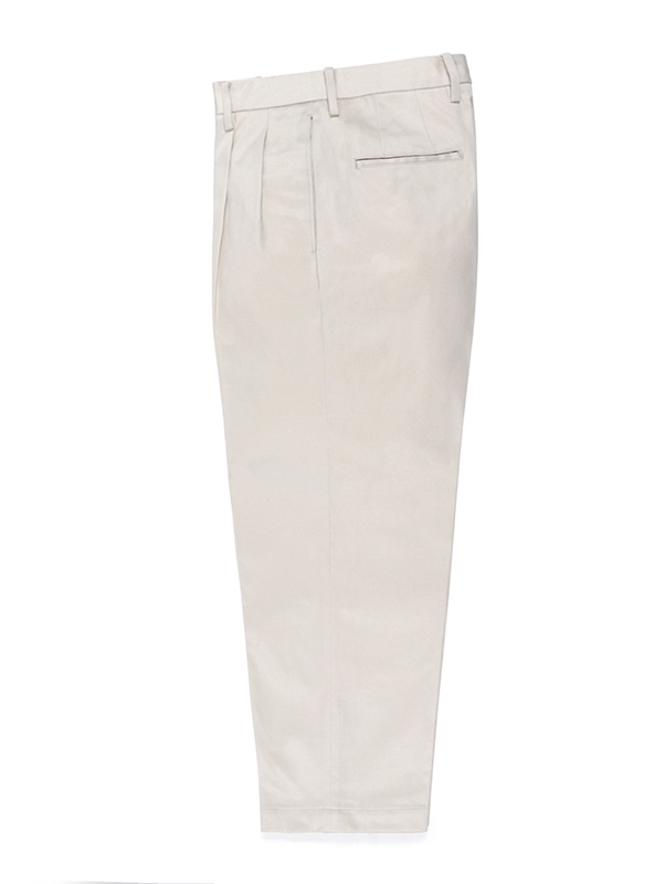 WACKO MARIA / DOUBLE PLEATED CHINO TROUSERS (WHITE) 23SS-WMP-PT02 