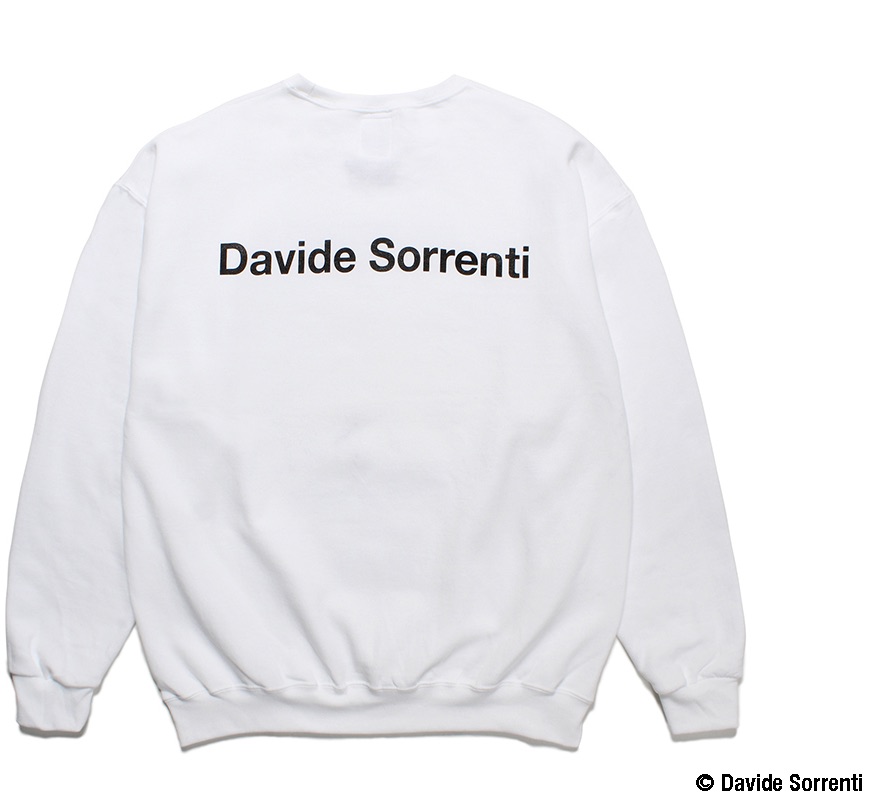 WACKO MARIA / DAVIDE SORRENTI / CREW NECK SWEAT SHIRT ( TYPE-1