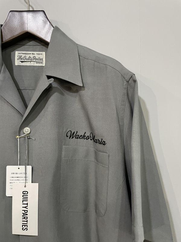 最高の WACKO MARIA 23ss 50'S SHIRT ホワイト 長袖 シャツ - www