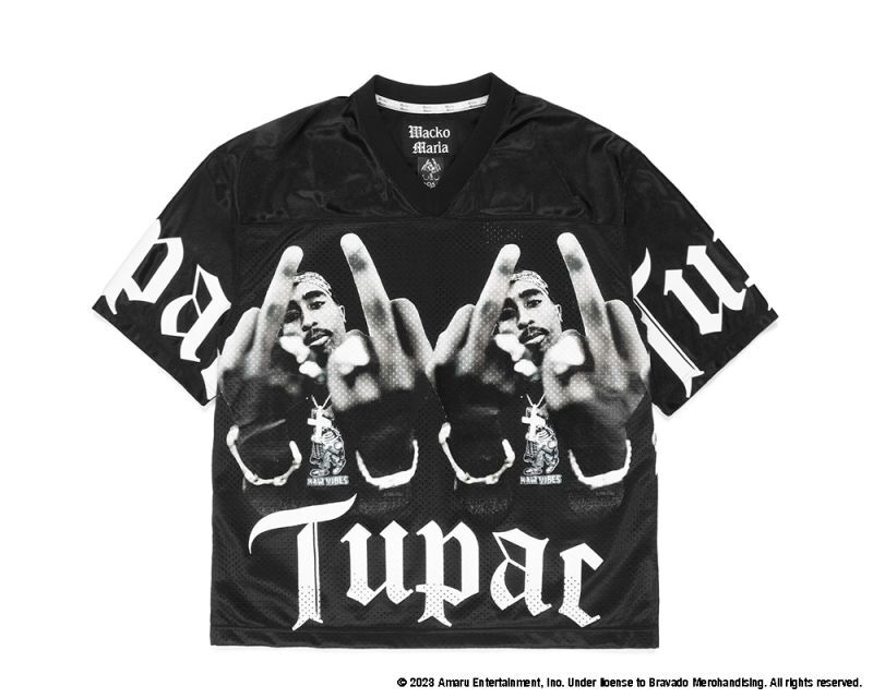 23ss WACKOMARIA 2PAC FOOTBALL JERSEYDELTA9KID - Tシャツ/カットソー 