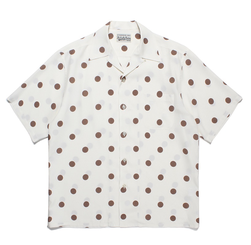 WACKO MARIA / DOTS OPEN COLLAR SHIRT 23SS-WMS-HI04 通販 | WACKO