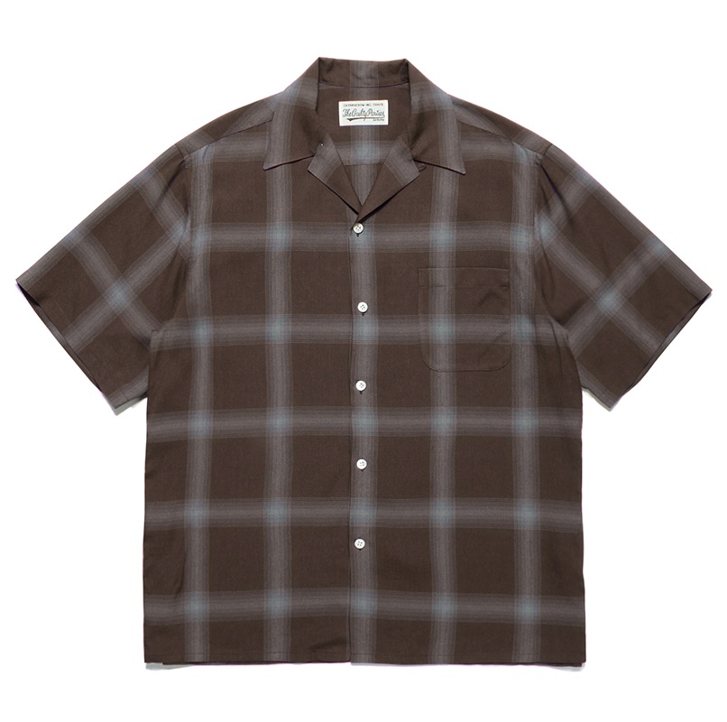 WACKO MARIA / CHECK OPEN COLLAR SHIRT 23SS-WMS-OC09 通販 | WACKO