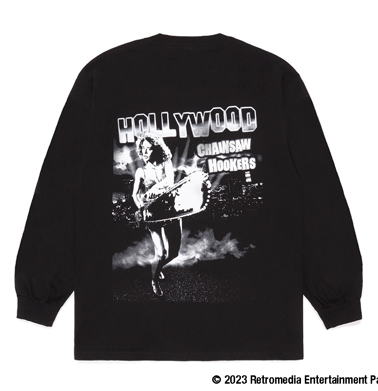 ワコマリア HOLLYWOOD CHAINSAW HOOKERS Tシャツ L - Tシャツ