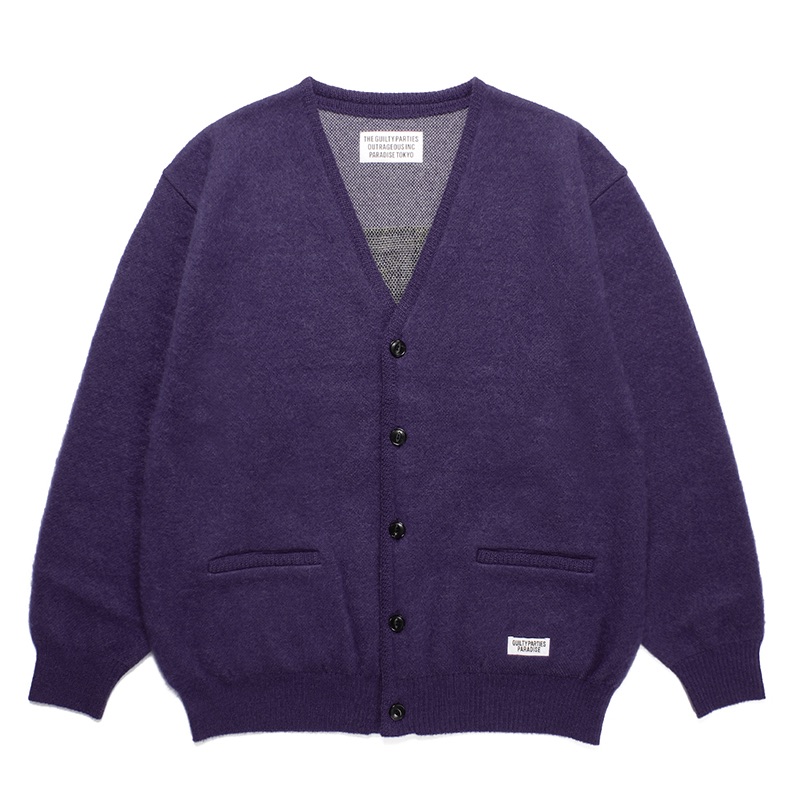 正規品 WACKOMARIA MOHAIRKNITJACQUARDCARDIGAN 77 カーディガン ...