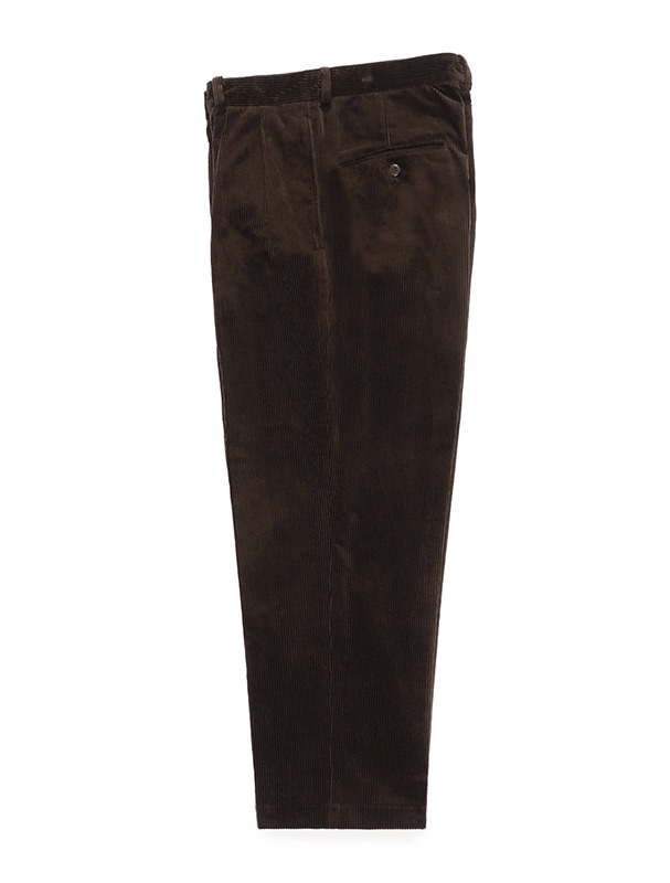 WACKO MARIA / DOUBLE PLEATED CORDUROY TROUSERS(BROWN) 23FW-WMP