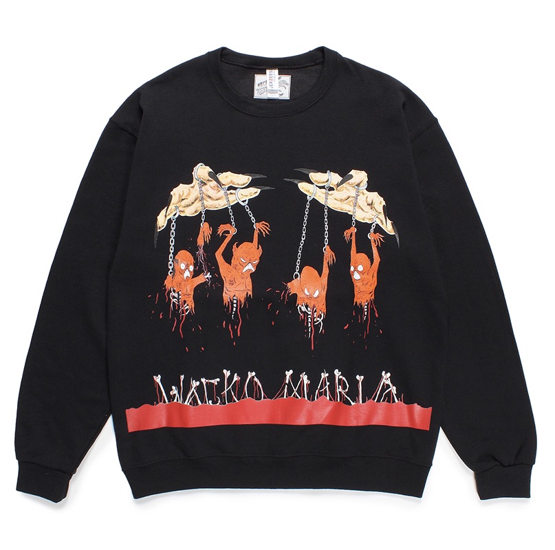 WACKO MARIA NECK FACE SWEAT SHIRT L - www.stedile.com.br